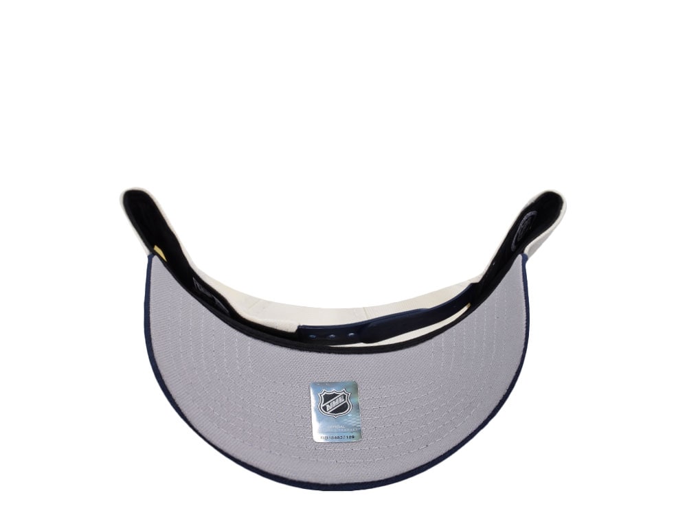 New Era Edmonton Oilers 40th Anniversary Chrome Two Tone Edition 9Forty A Frame Snapback Hat