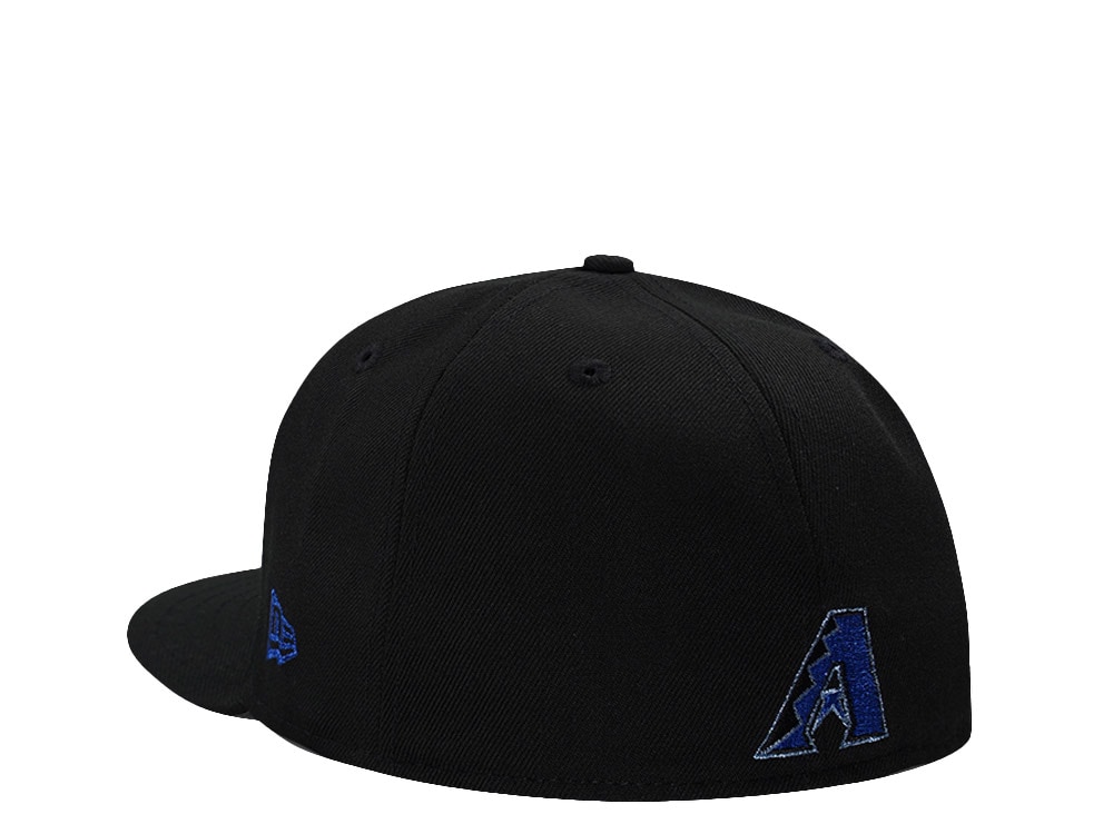 New Era Arizona Diamondbacks Inaugural Season Metallic Black Prime Edition 59Fifty Fitted Hat