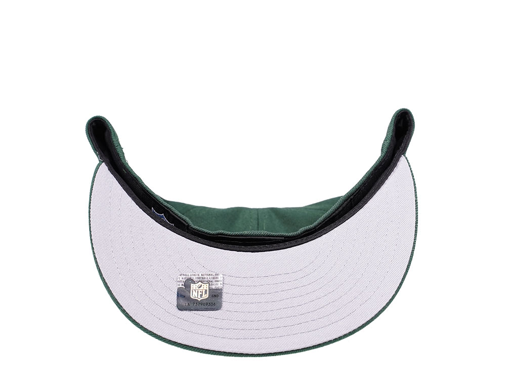 New Era Green Bay Packers Throwback Script 59Fifty Fitted Hat