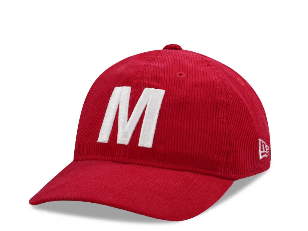 New Era Dayton Marcos Corduroy Red Prime Edition 9Twenty Adjustable Hat