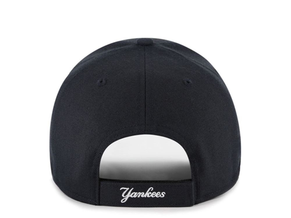 47 Brand New York Yankees Ballpark Script Navy Edition MVP Strapback Hat