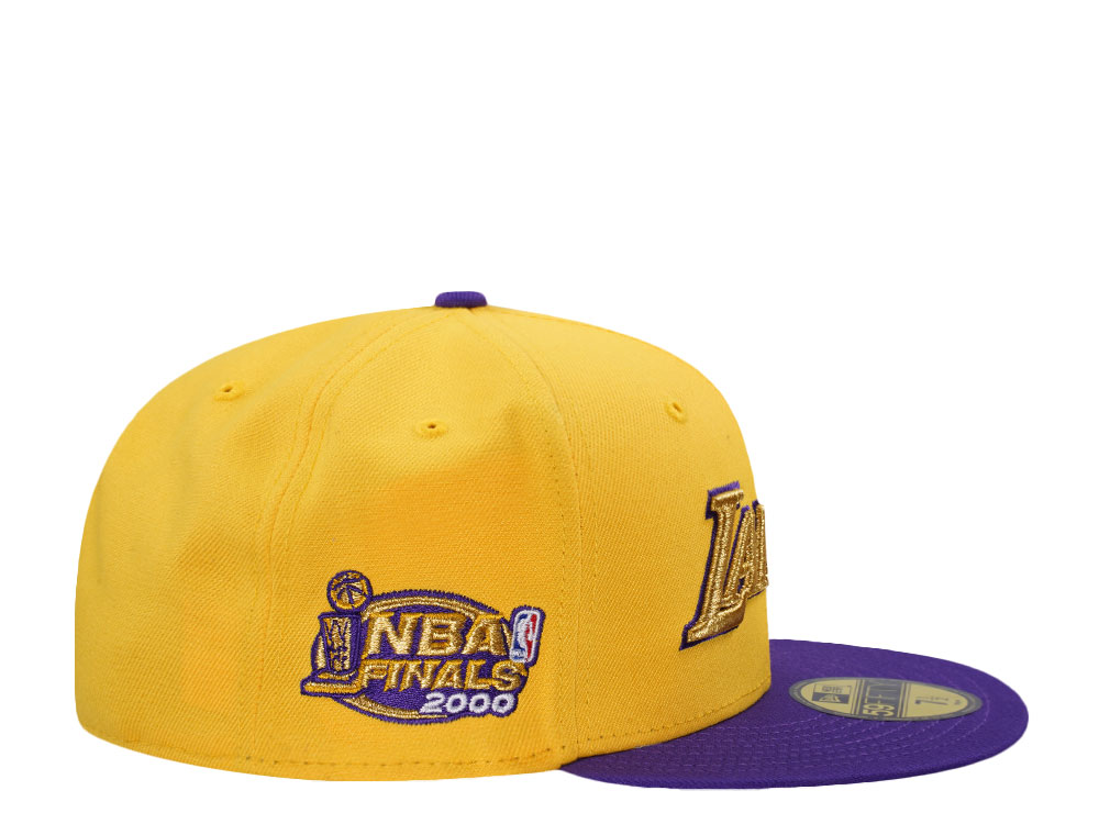 New Era Los Angeles Lakers NBA Finals 2000 Metallic Two Tone Edition 59Fifty Fitted Hat