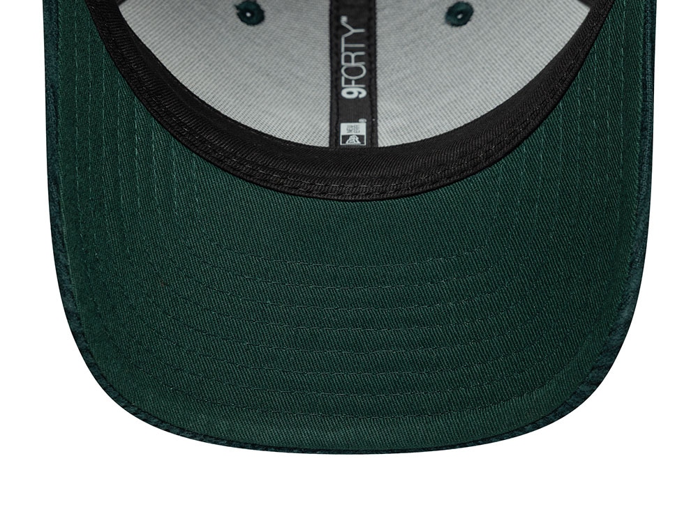 New Era Oakland Athletics Cord Dark Green 9Forty M Crown Snapback Hat