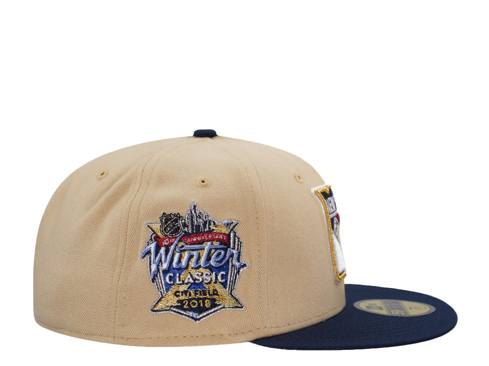 New Era New York Rangers Winter Classic 2018 Vegas Gold Two Tone Edition 59Fifty Fitted Hat