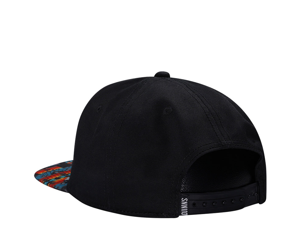 Djinns Aztek Black Snapback Hat