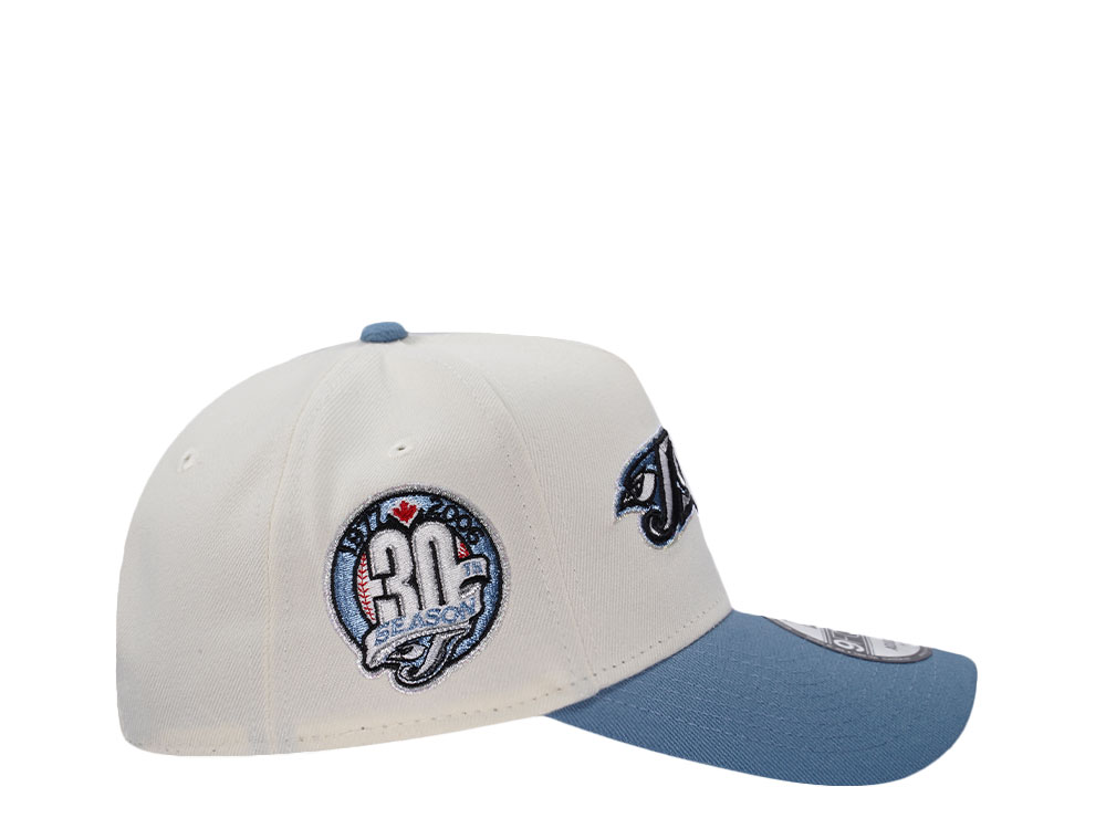 New Era Toronto Blue Jays 30 Season Chrome Two Tone Edition 9Forty A Frame Snapback Hat