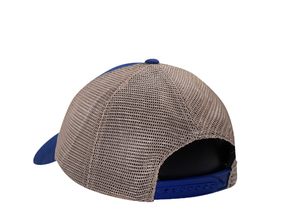 47Brand Los Angeles Dodgers Vintage Royal Blue Four Stroke Clean up Trucker Snapback Hat