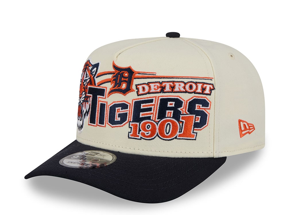 New Era Detroit Tigers 1901 Classic Chrome Edition 9Fifty A Frame Snapback Hat