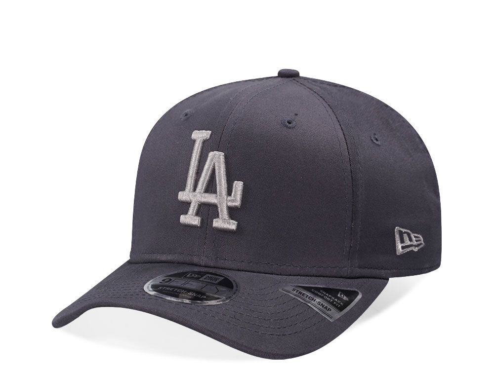 New Era Los Angeles Dodgers Gray on Gray 9Fifty Stretch Snapback Hat