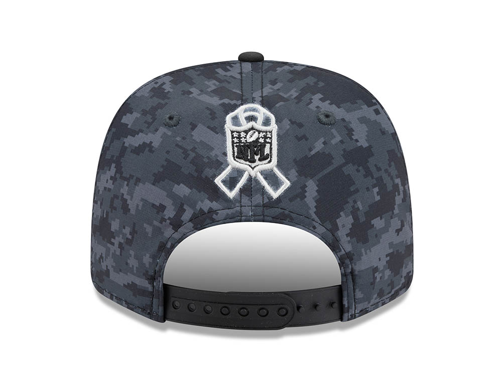 New Era New England Patriots NFL Salute to Service 2026 Digi Camo Black 9Seventy Stretch Snapback Hat