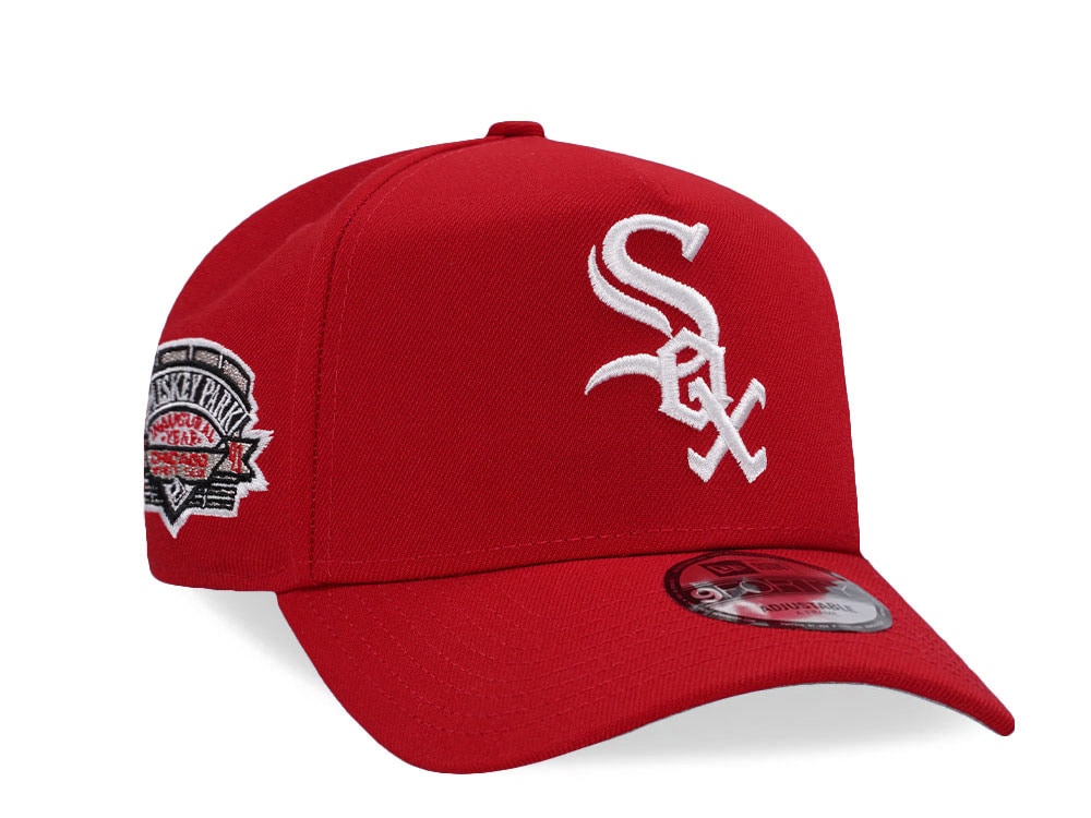 New Era Chicago White Sox Comiskey Park Red Edition 9Forty A Frame Snapback Hat