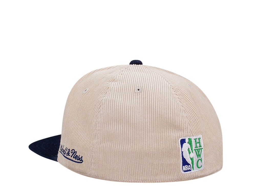 Mitchell & Ness Dallas Mavericks All Star 2010 Two Tone Hardwood Classic Cord Edition Dynasty Fitted Hat