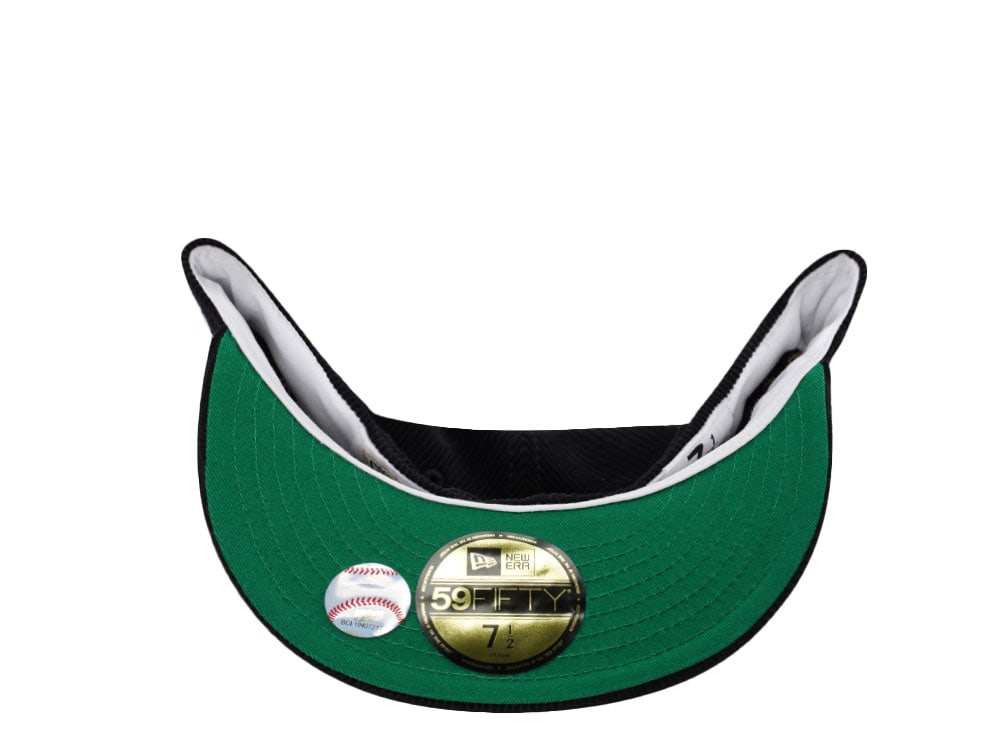 New Era Brooklyn Dodgers Jackie Robinson Corduroy Black Prime Edition 59Fifty Fitted Hat
