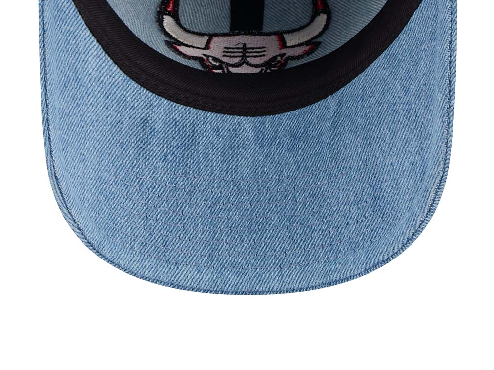 New Era Chicago Bulls Washed Denim 9Twenty Strapback Cap