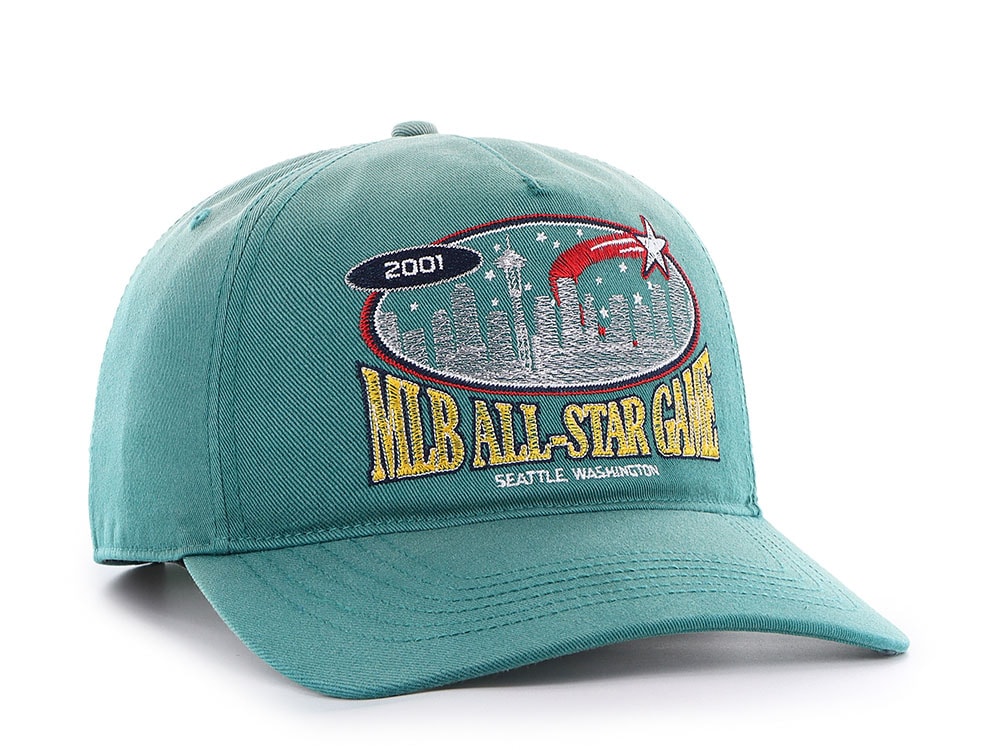 47 Brand Seattle Mariners All Star Game 2001 Midsummer Classic Tailgate Teal Hitch Snapback Hat