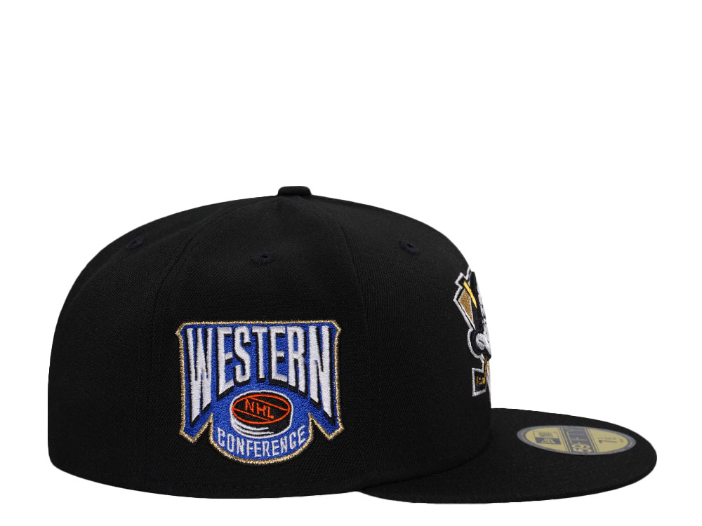 New Era Anaheim Ducks Western Conference Black Prime Edition 59Fifty Fitted Hat