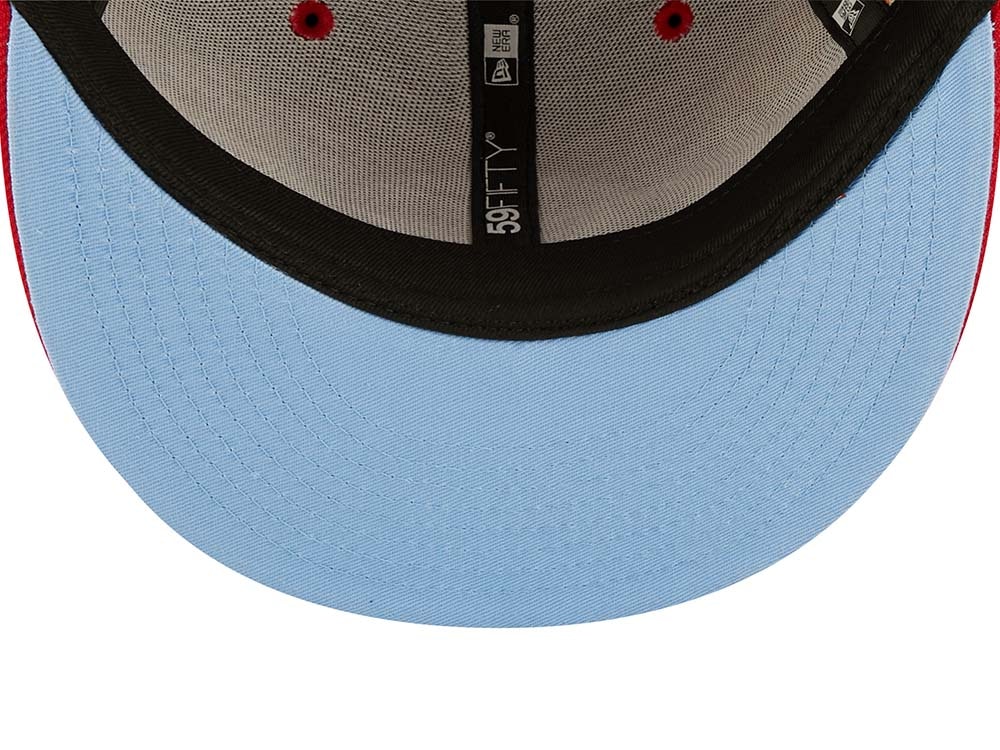 New Era Cincinnati Reds 5x World Series Champions - Red Groovy Edition 59Fifty Fitted Hat