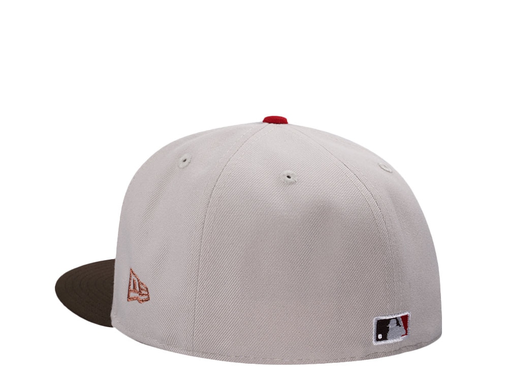 New Era Los Angeles Dodgers World Series 2025 Stone Two Tone Edition 59Fifty Fitted Hat