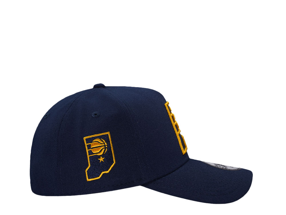 New Era Indiana Pacers Oceanside Blue Prime Edition 9Forty A Frame Snapback Hat