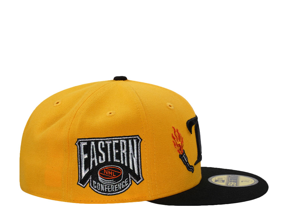 New Era Detroit Red Wings Eastern Conference Gold Two Tone Edition 59Fifty Fitted Hat