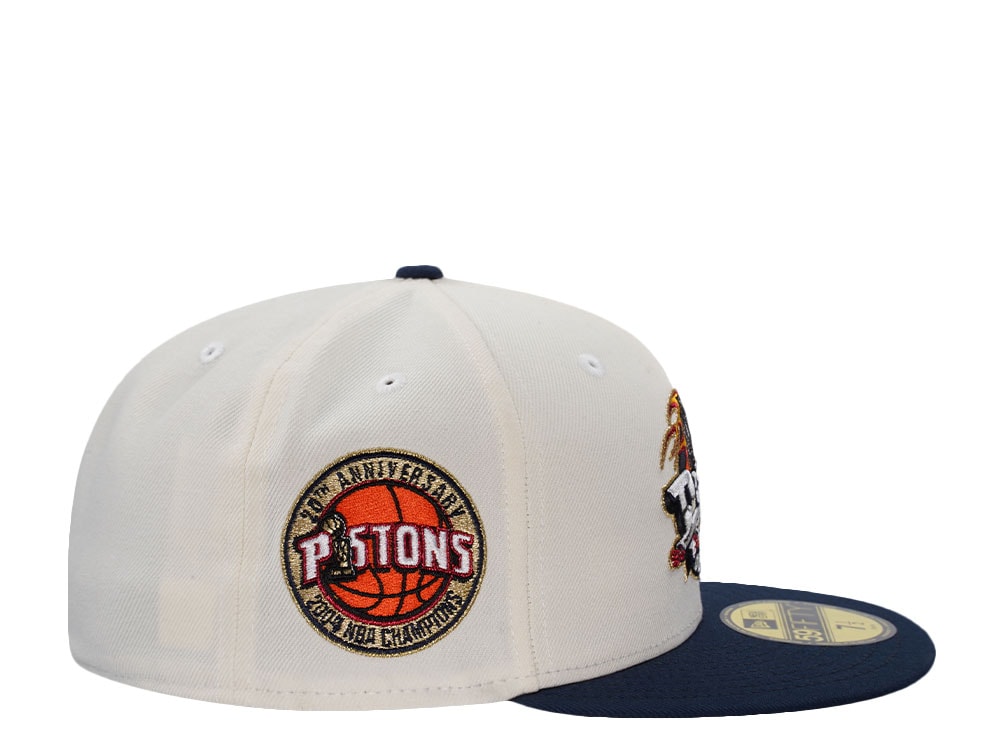 New Era Detroit Pistons 20th Anniversary Chrome Two Tone Edition 59Fifty Fitted Hat