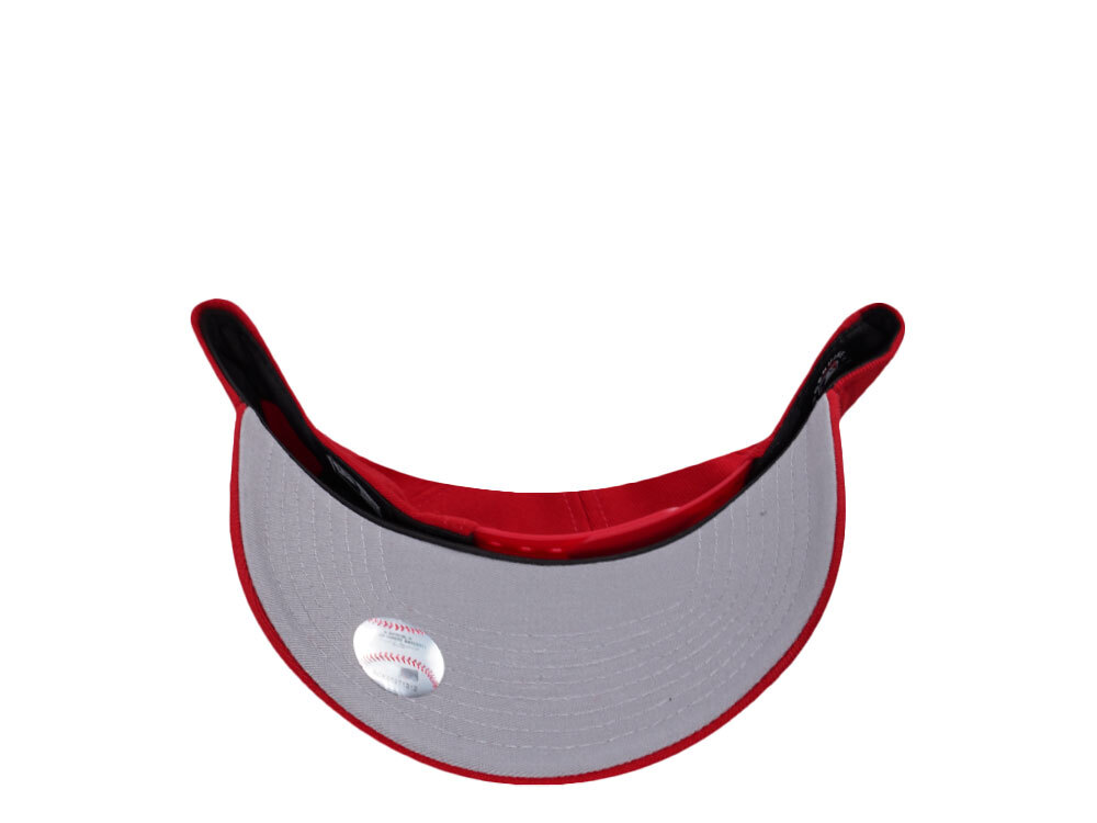 New Era Los Angeles Dodgers Red Viva Upside Down Edition 9Forty A Frame Snapback Hat
