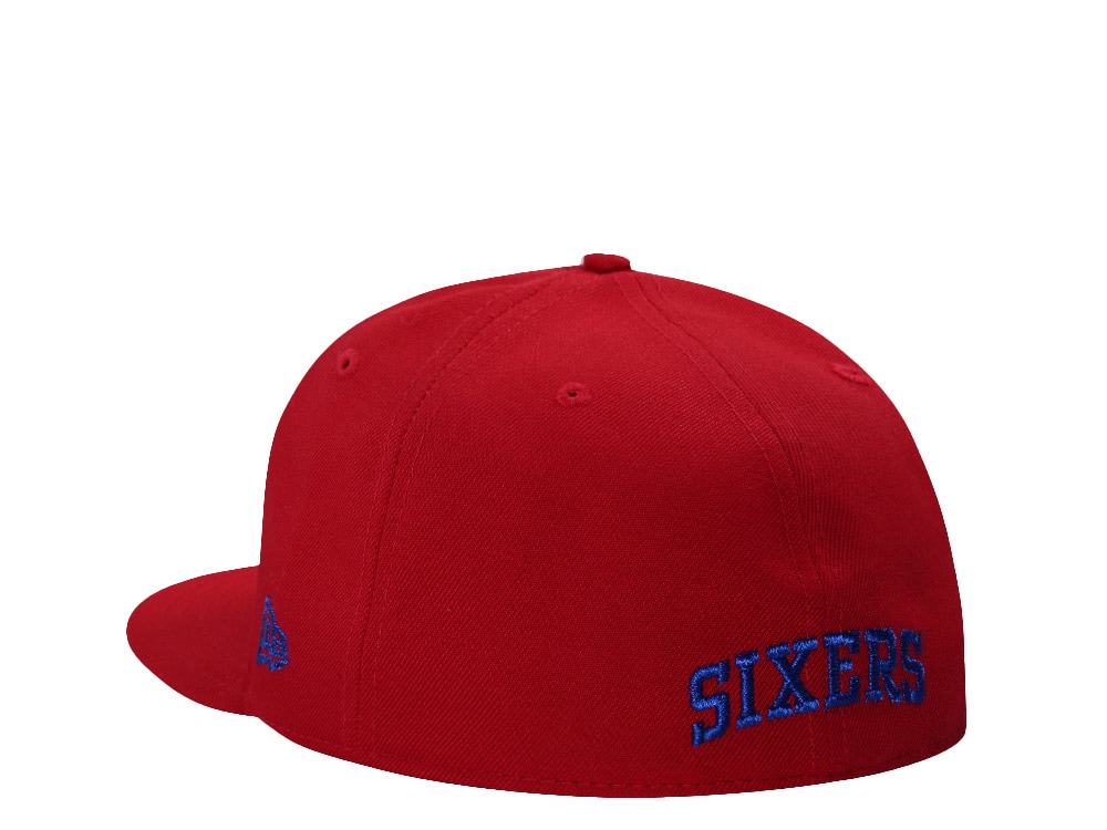 New Era Philadelphia 76ers All Star Game 1983 Scarlet Prime Edition 59Fifty Fitted Hat