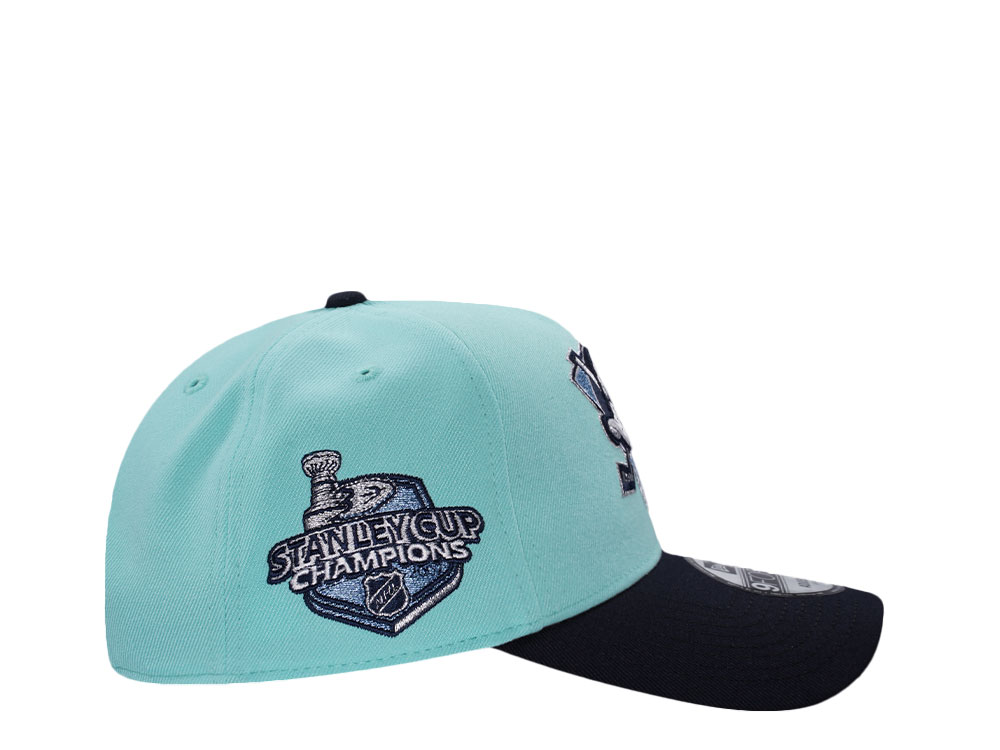 New Era Anaheim Ducks Stanley Cup Champions 2007 Teal Two Tone Edition 9Forty A Frame Snapback Hat