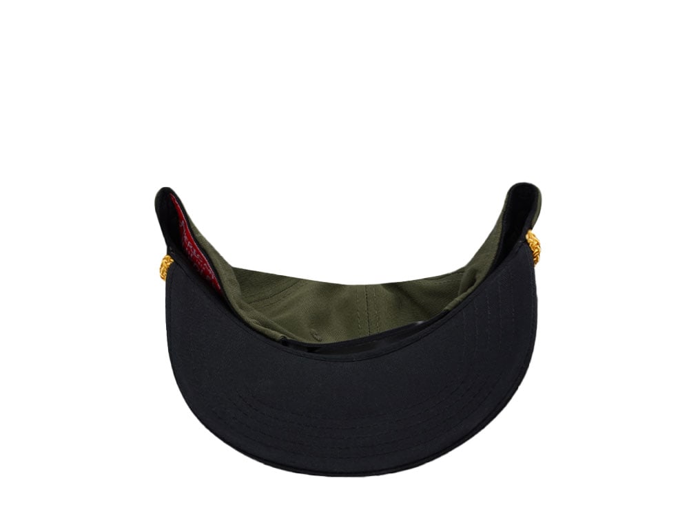 American Needle ACDC Roscoe Army Green Snapback Hat