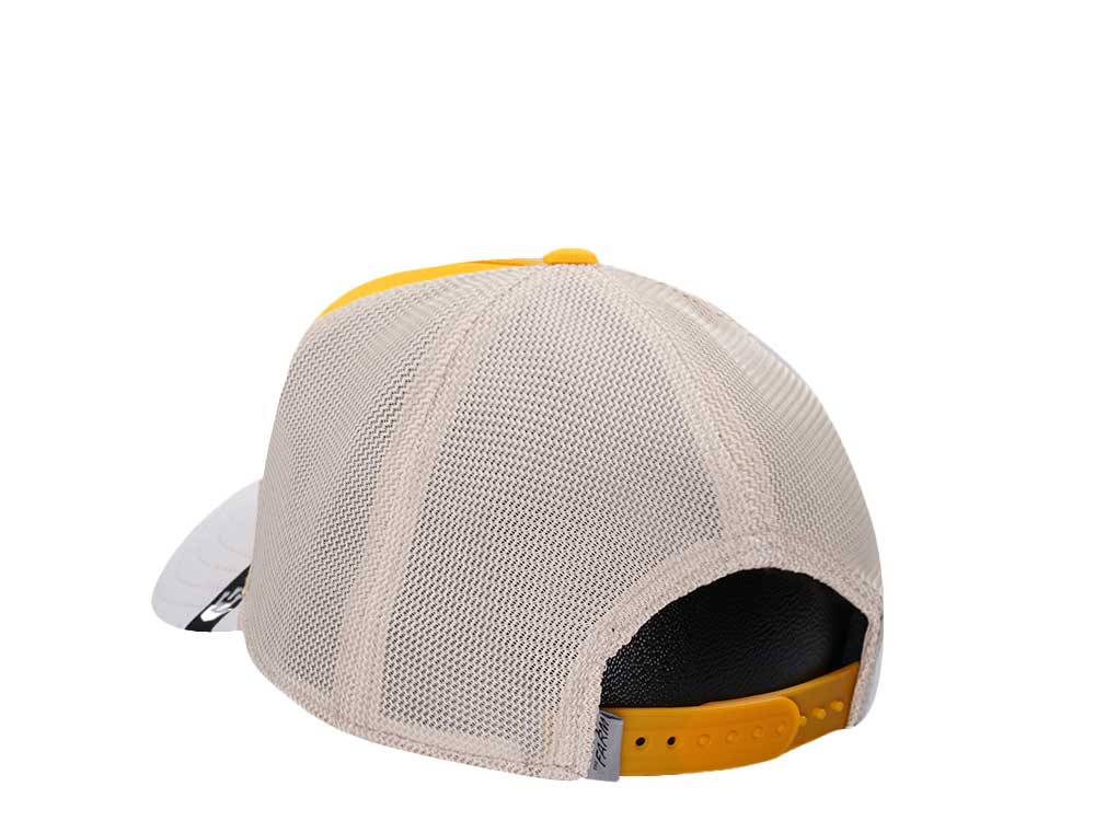 Goorin Bros Roofed Lizard Defense Yellow Trucker Snapback Hat