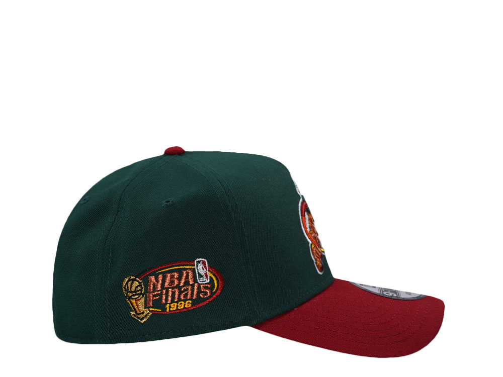 New Era Seattle Supersonics NBA Finals 1996 Green Two Tone Edition 9Forty A Frame Snapback Hat