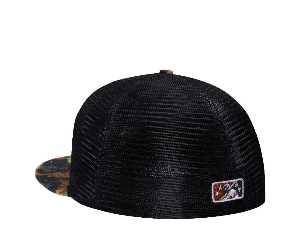 New Era Kinston Indians Flecktarn Trucker Edition 59Fifty Fitted Hat