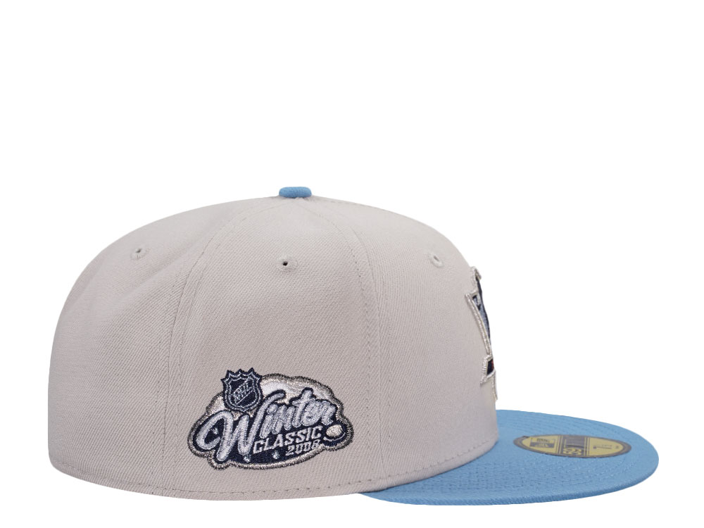 New Era Pittsburgh Penguins Winter Classic 2008 Stone Metallic Two Tone Edition 59Fifty Fitted Hat