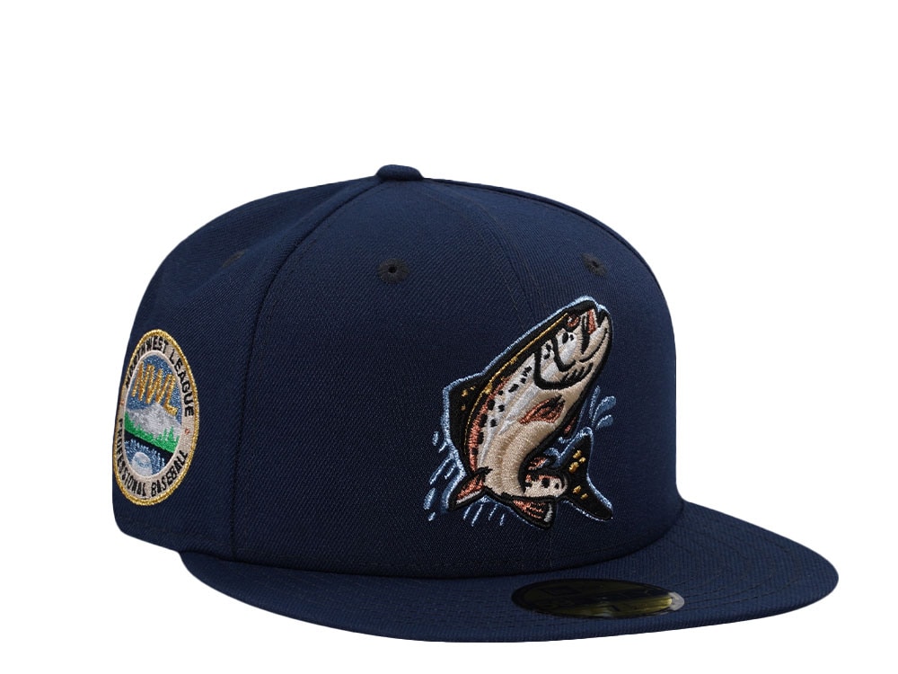 New Era Spokane Indians Ocean Blue Prime Edition 59Fifty Fitted Hat