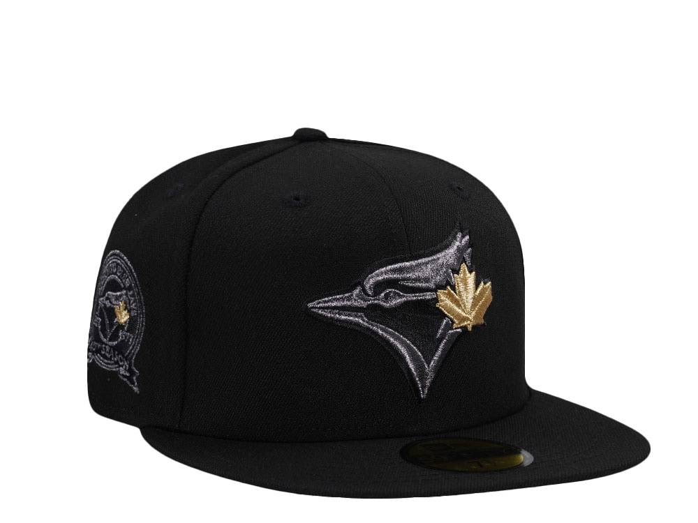 New Era Toronto Blue Jays 40th Anniversary Metallic Black Prime Edition 59Fifty Fitted Hat