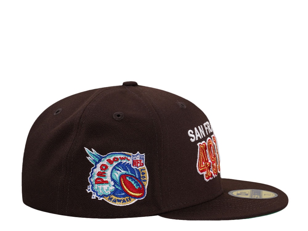 New Era San Francisco 49ers Pro Ball 1997 Burnt Throwback Edition 59Fifty Fitted Hat