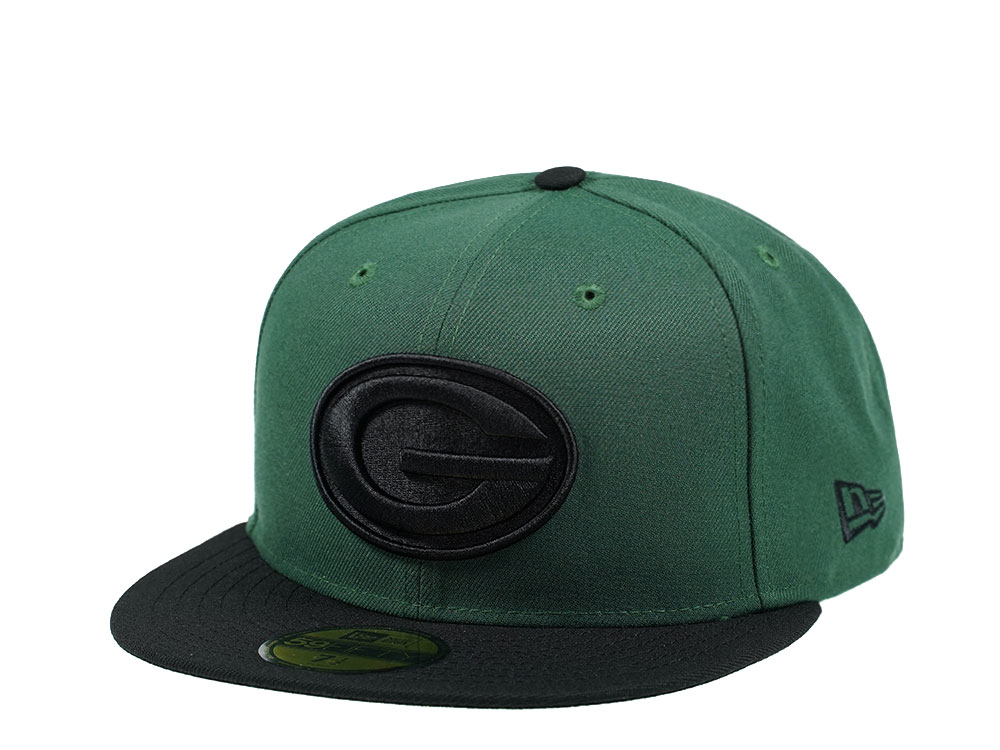New Era Green Bay Packers All About Green and Black Edition 59Fifty Fitted Hat