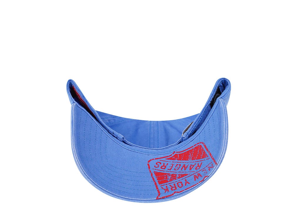 American Needle New York Rangers Blue Curved New Raglan Strapback Hat