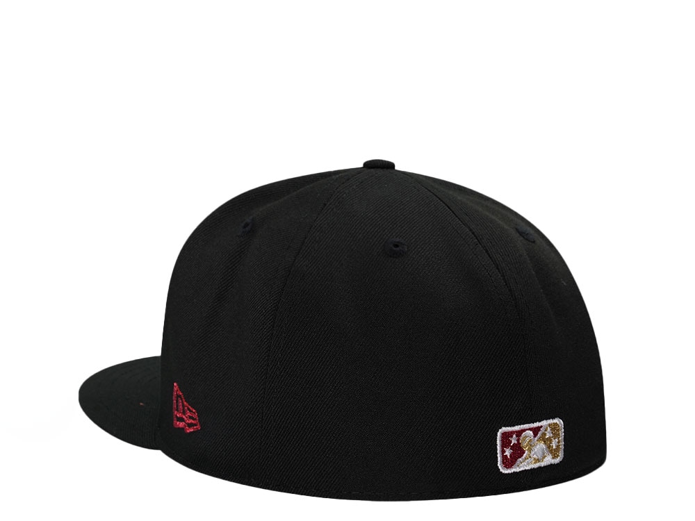 New Era Salt Lake Stingers Black Throwback Edition 59Fifty Fitted Hat