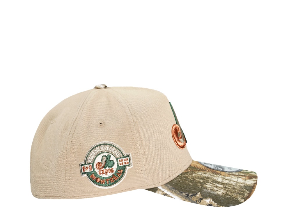 New Era Montreal Expos Camel Realtree Edition 9Forty Snapback Hat