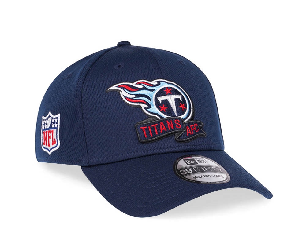 New Era Tennessee Titans Coach NFL Sideline 2022 39Thirty Stretch Hat