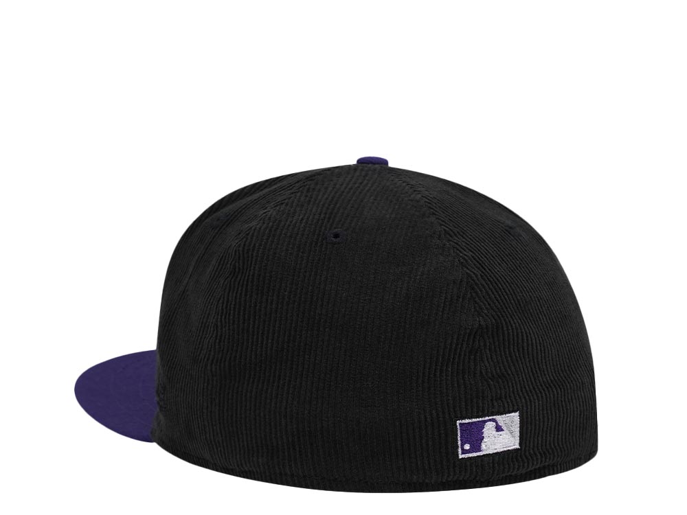 New Era Colorado Rockies 10th Anniversary Throwback Two Tone Corduroy Edition 59Fifty Fitted Hat