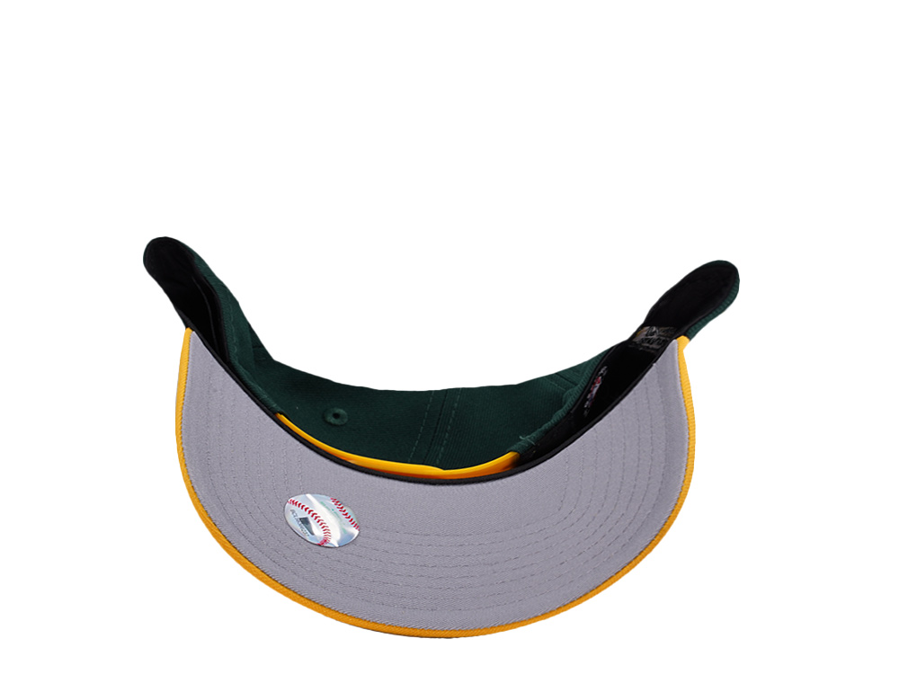 New Era Oakland Athletics 50th Anniversary Kanji Dark Green Two Tone Edition 9Forty A Frame Snapback Hat