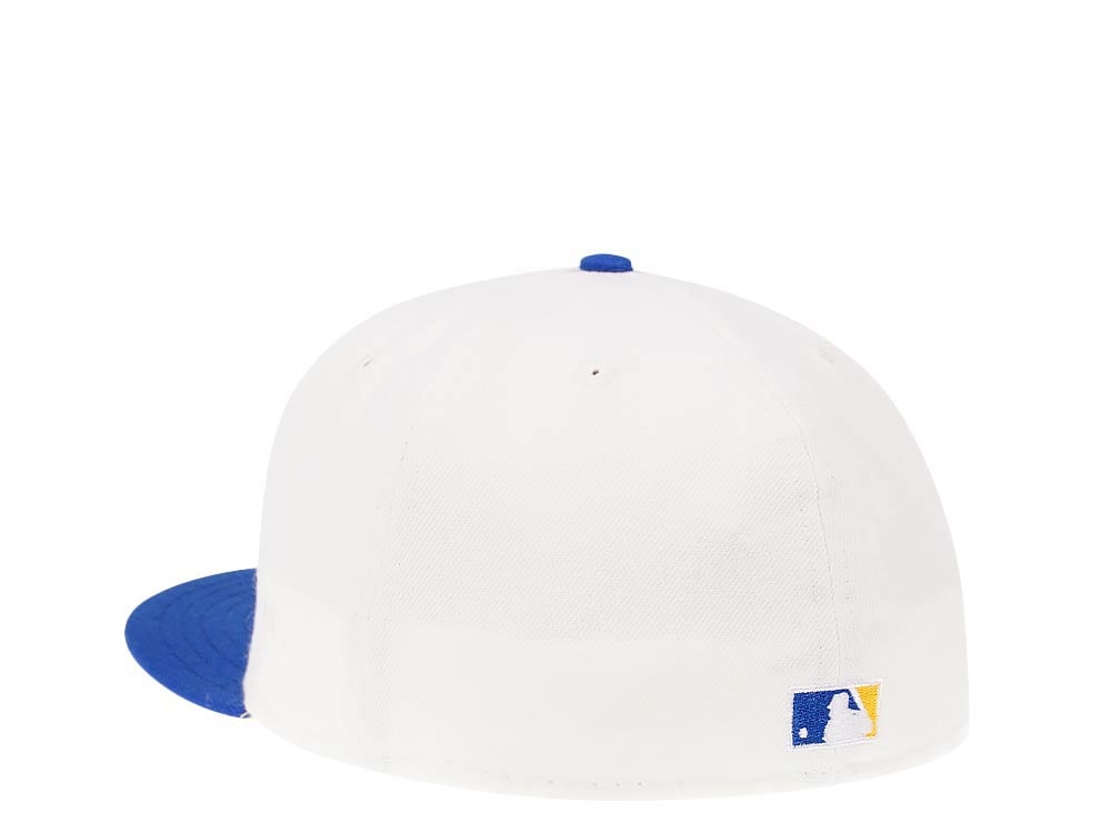 New Era Oakland Athletics 50th Anniversary Cream Color Flip Edition 59Fifty Fitted Hat