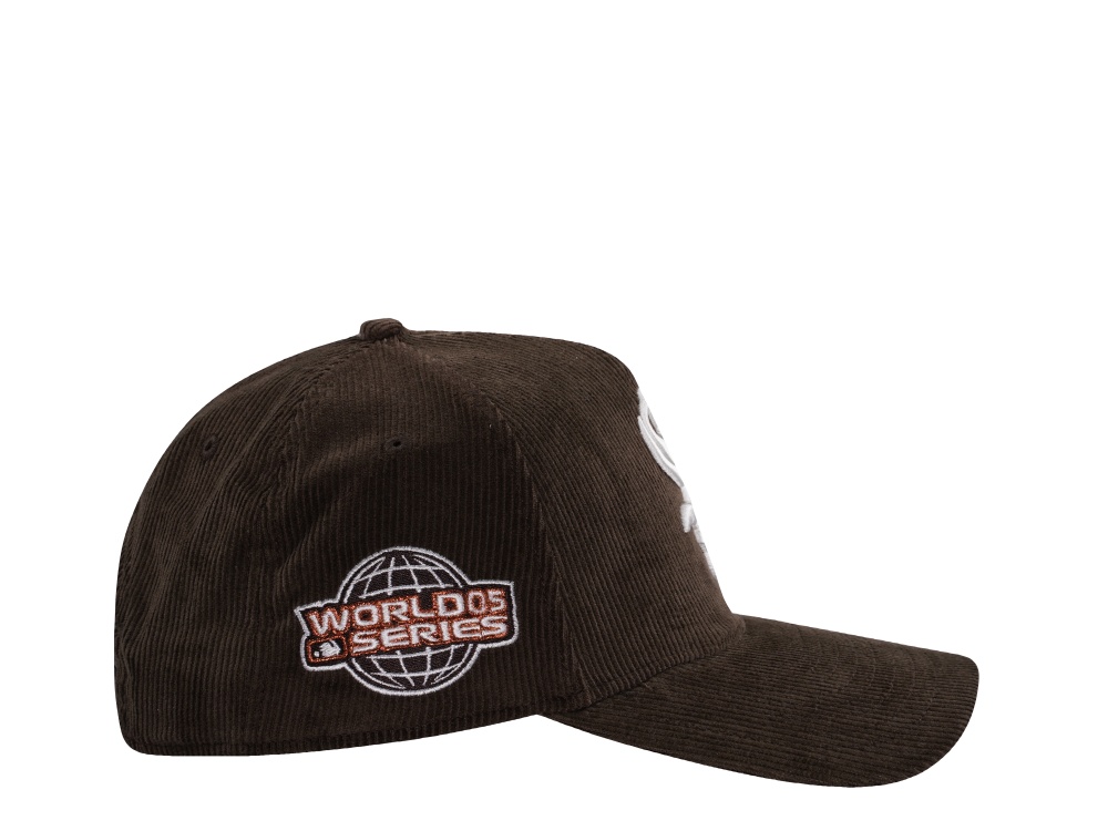 New Era Chicago White Sox World Series 2005 Walnut Corduroy Prime Edition 9Forty A Frame Snapback Hat