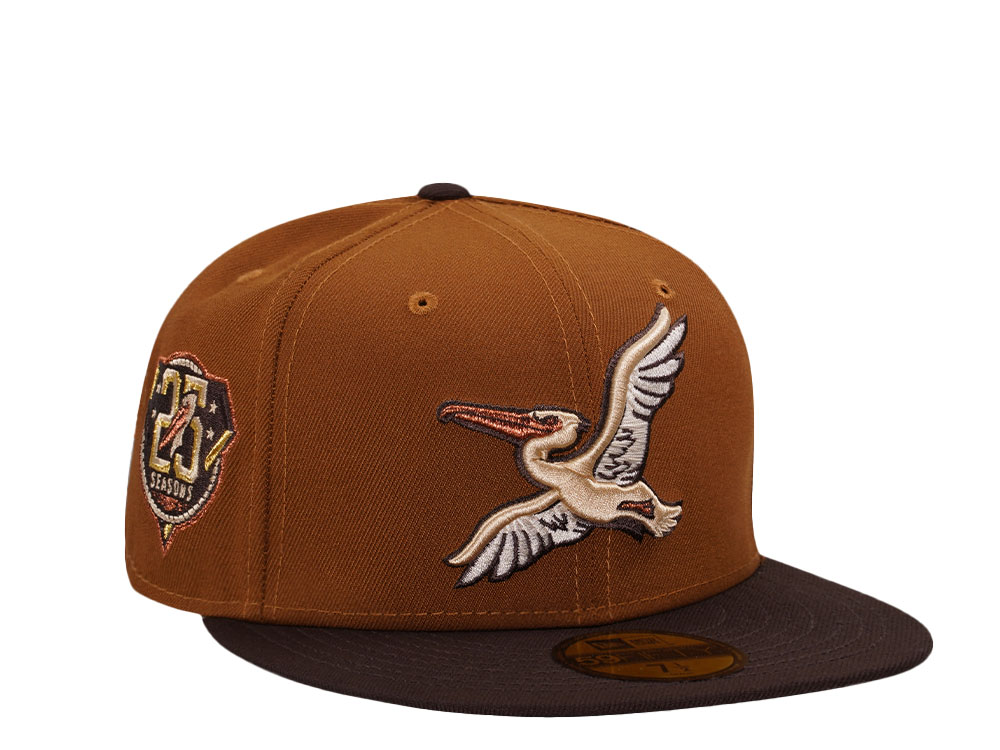 New Era Myrtle Beach Pelicans 25 Seasons Bourbon Throwback Two