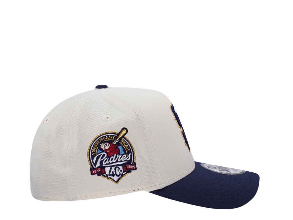 New Era San Diego Padres 40th Anniversary Chrome Two Tone Edition 9Forty A Frame Snapback Hat