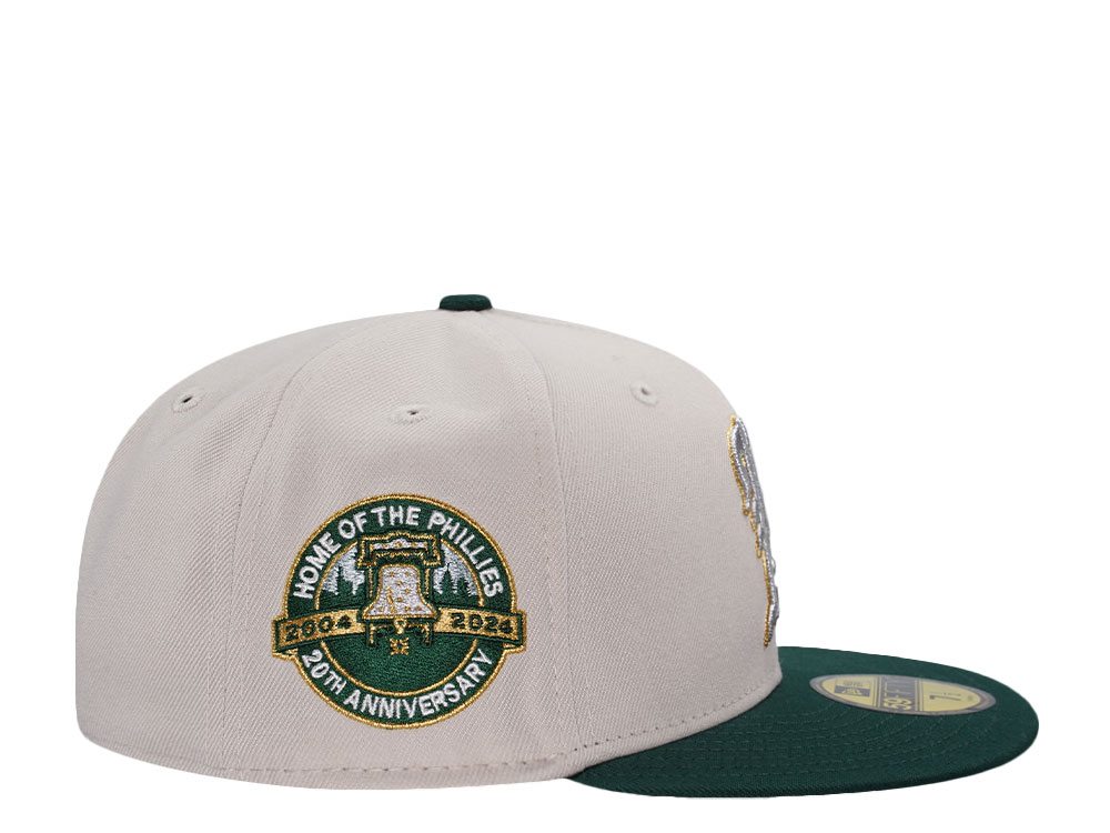 New Era Philadelphia Phillies 20th Anniversary Stone Two Tone Edition 59Fifty Fitted Hat