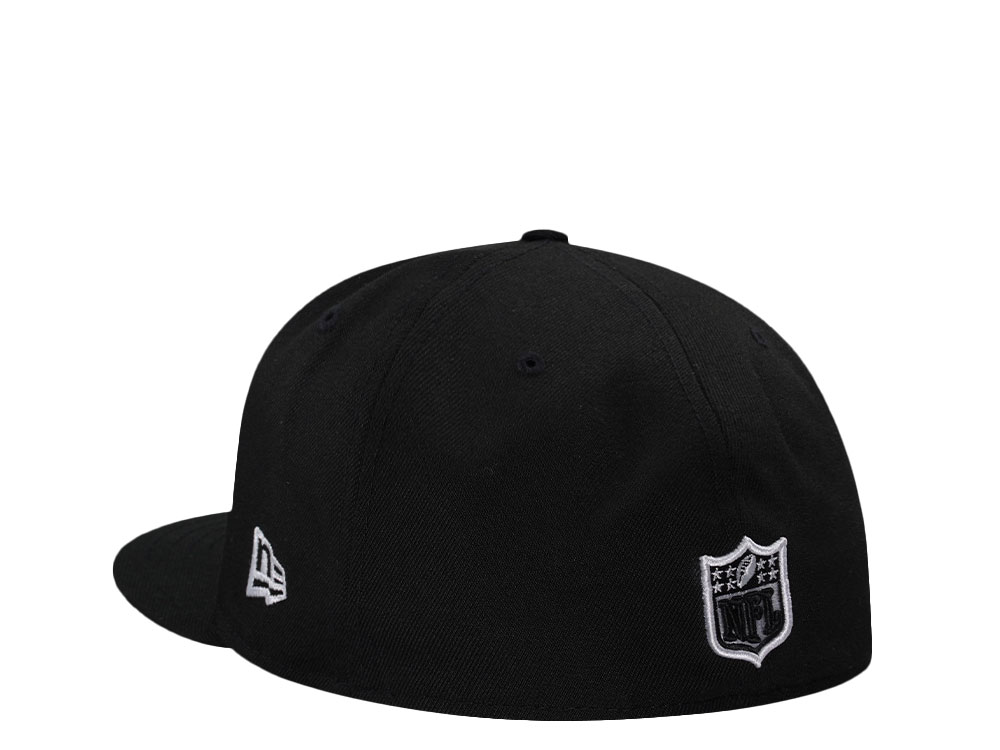 New Era Las Vegas Raiders 60th Anniversary Script Prime Edition 59Fifty Fitted Hat