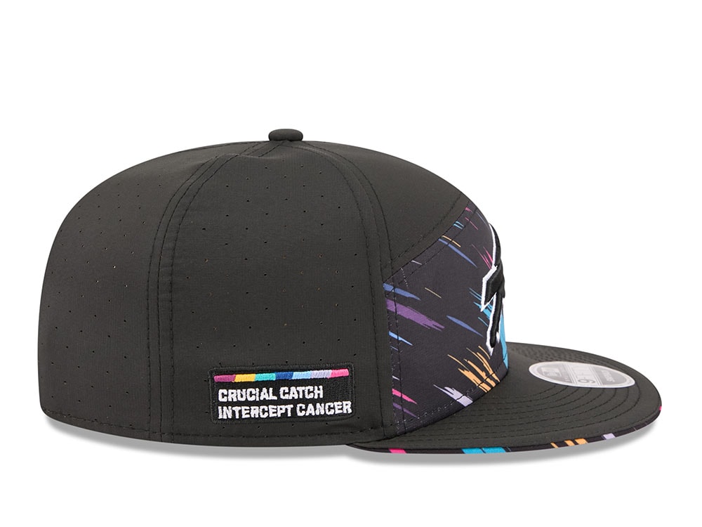 New Era Buffalo Bills Crucial Catch 2026 Black Edition 9Fifty Split Panel Snapback Hat